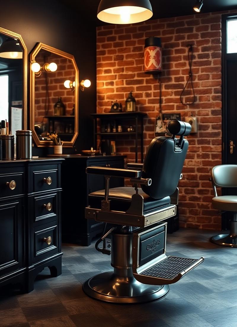 Sillón de barbería THOMI